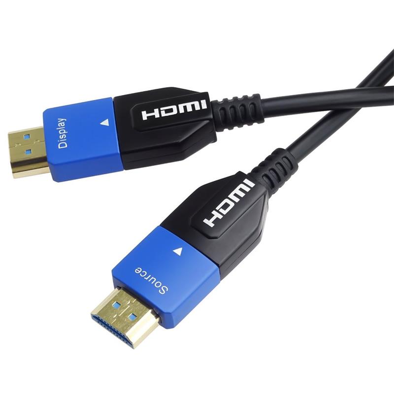 PremiumCord Ultra High Speed HDMI 2.1 optický fiber kabel 8K@60Hz 4K@120Hz, pozlátený 25m 
