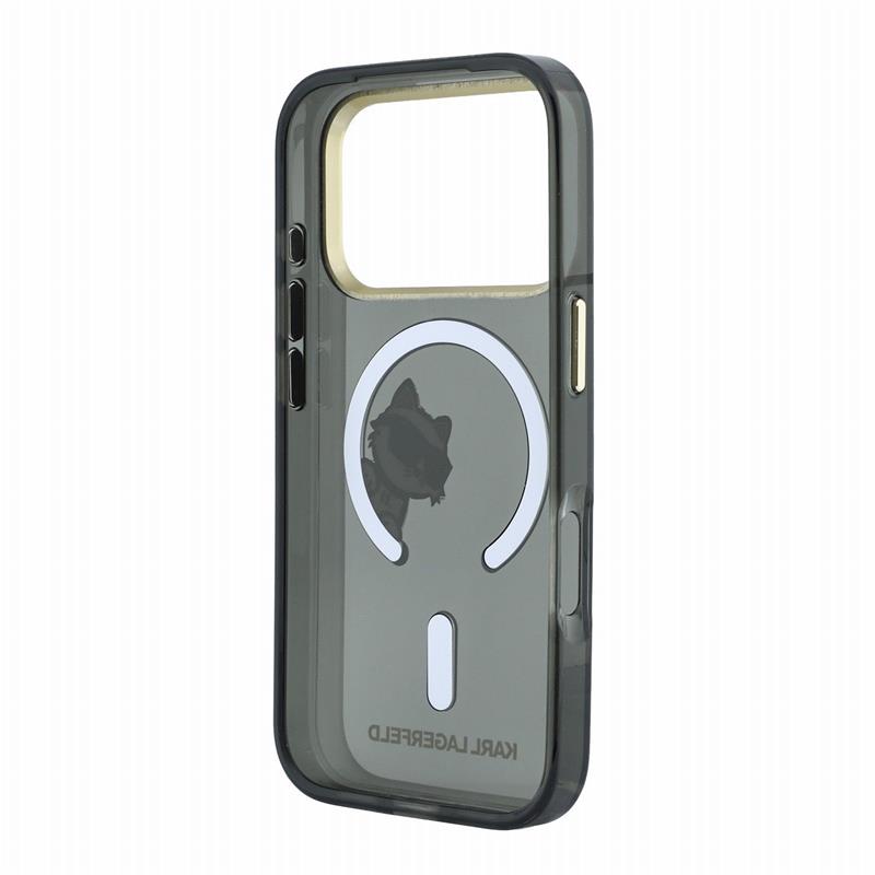 Karl Lagerfeld IML Choupette Peekaboo Magsafe kryt iPhone 18 Pro čierna 