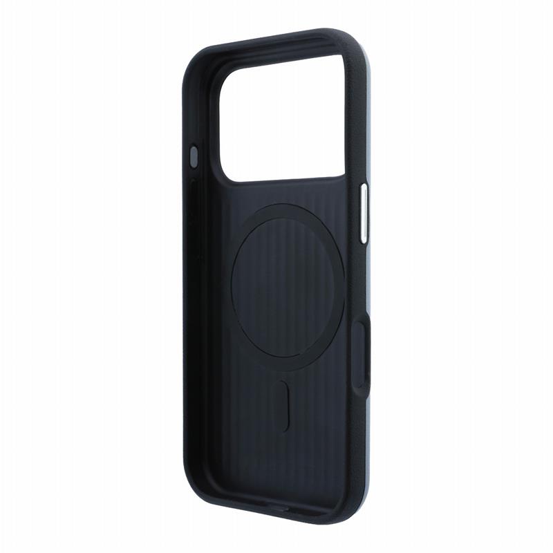 Karl Lagerfeld PU Semi Wrap Smooth Sketch Bodies Magsafe kryt iPhone 18 Pro Max modrý 