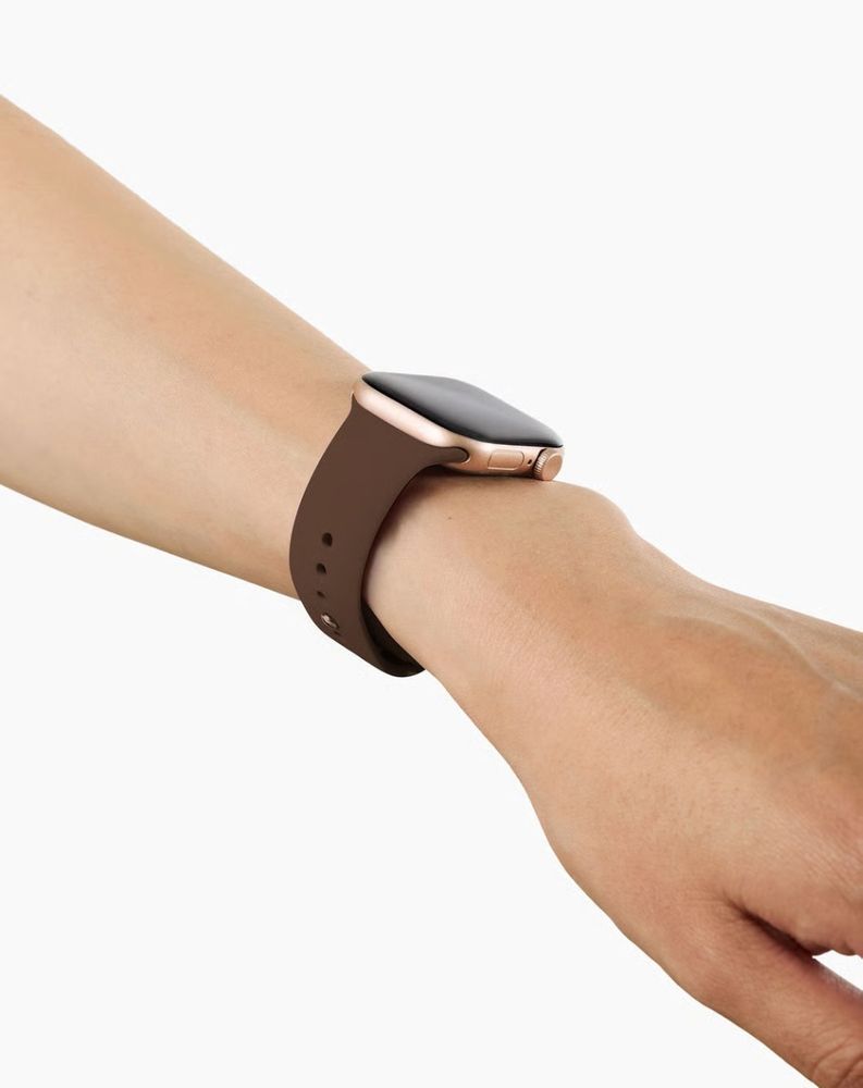 iDeal Silicone Watch Band 38/40/41/42 S-M Mocha Mousse *Poškodený obal* 