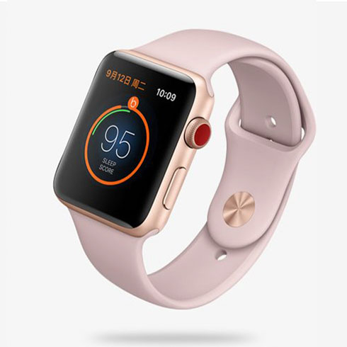 Devia Apple Watch Deluxe Series Sport Band 44 45 46mm - Pink Sand 