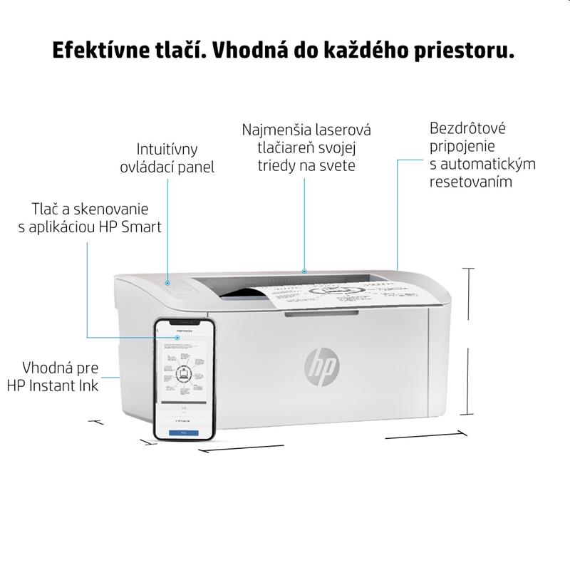 HP LaserJet M110w (20 str./min., A4, USB, WiFi) 