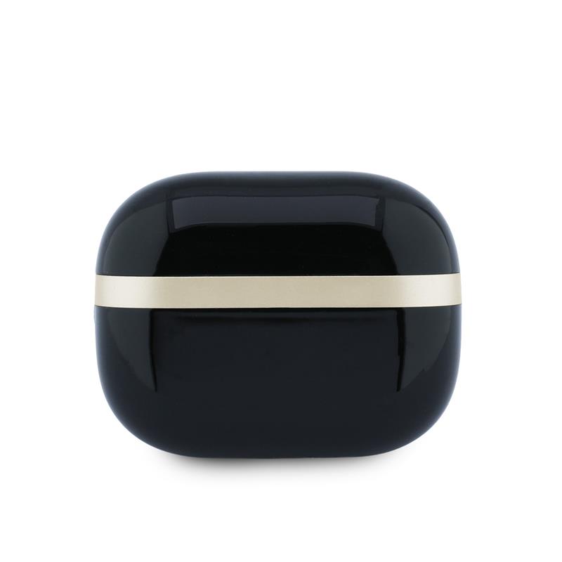 Guess Gold Line Glossy Finish TWS Bezdrôtové Slúchadlá čierne 