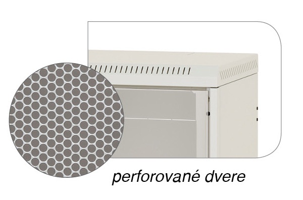 TRITON 19" jednodielny závesný 19" rozvádzač RUA hĺbka 495 mm 