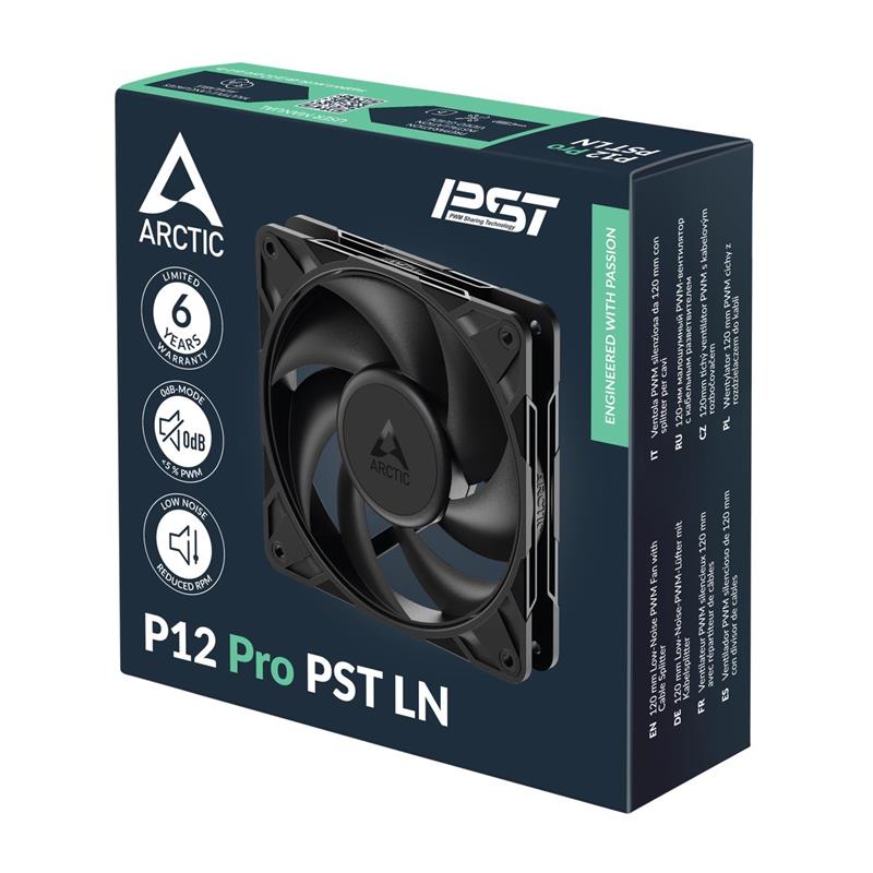 Arctic ventilátor P12 Pro PST LN - 5 Pack 
