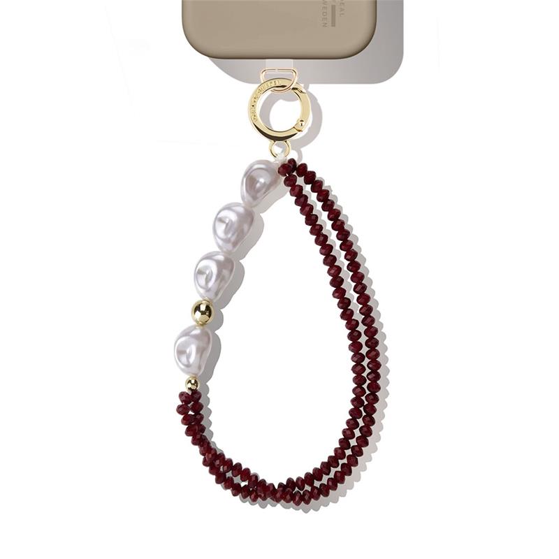 iDeal Phone Wristlet Strap Fine Wine Pearl 
