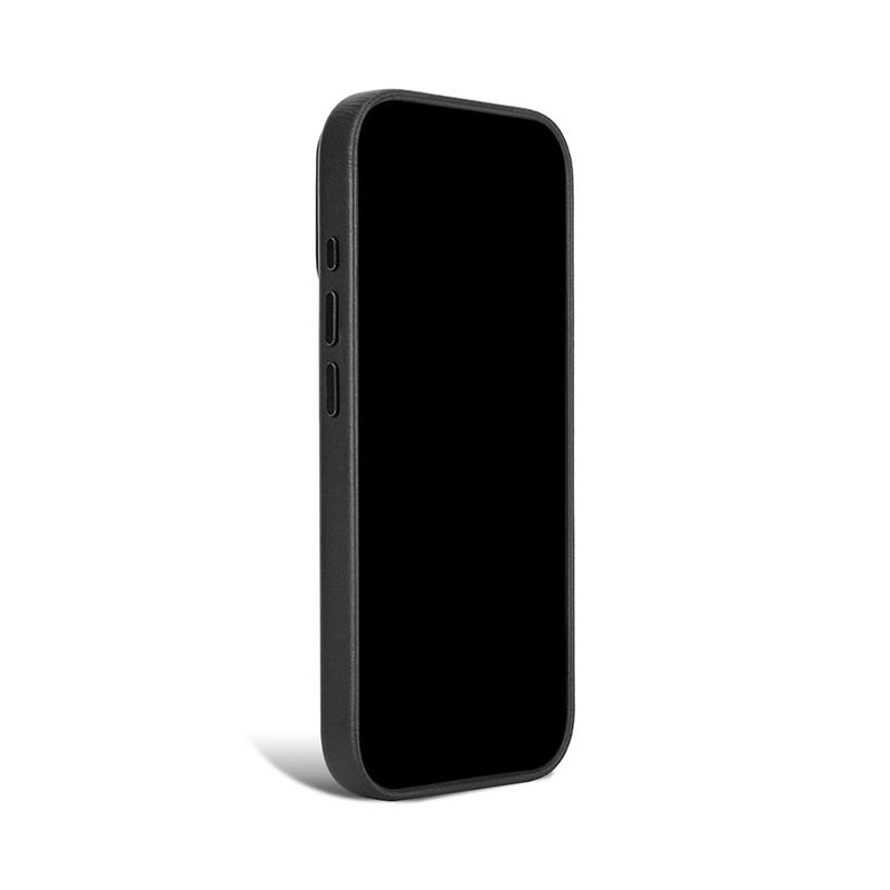 Decoded kryt Leather Case Magsafe pre iPhone 18 Pro - Black 