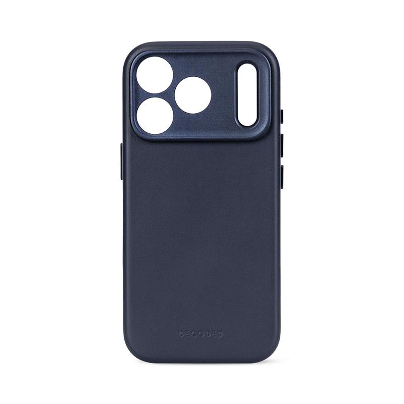 Decoded kryt Leather Case Magsafe pre iPhone 18 Pro - Midnight 
