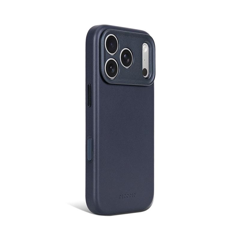 Decoded kryt Leather Case Magsafe pre iPhone 18 Pro - Midnight 
