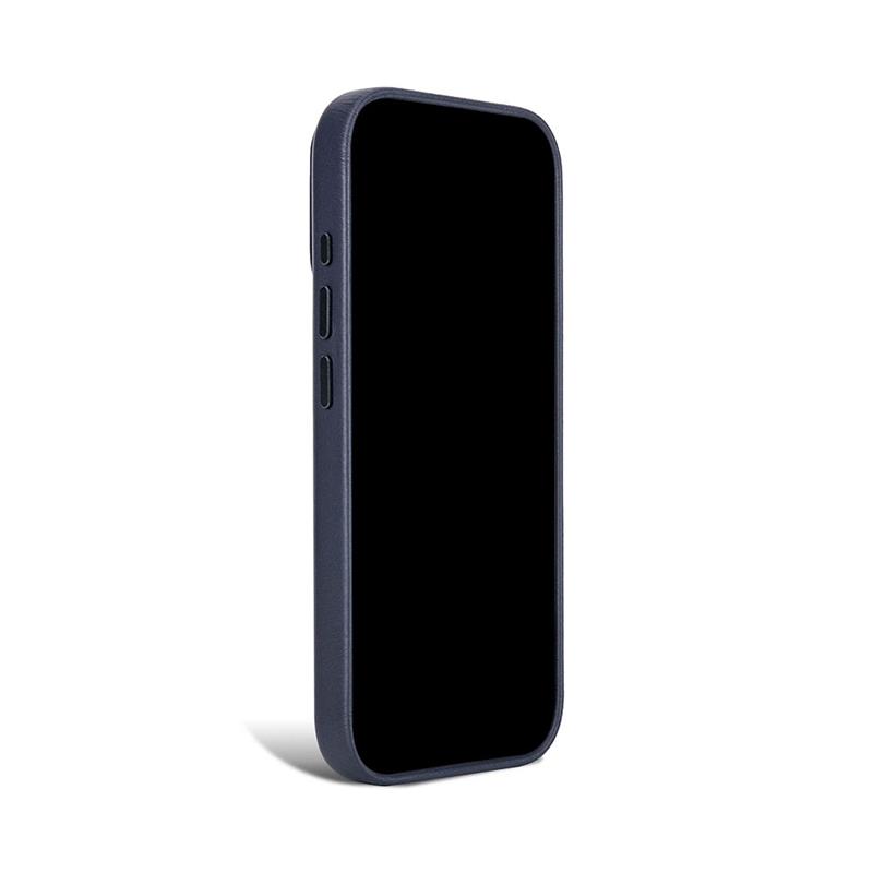Decoded kryt Leather Case Magsafe pre iPhone 18 Pro - Midnight 