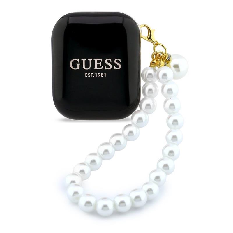 Guess Pearl Strap TWS Bezdrátová Sluchátka černá 