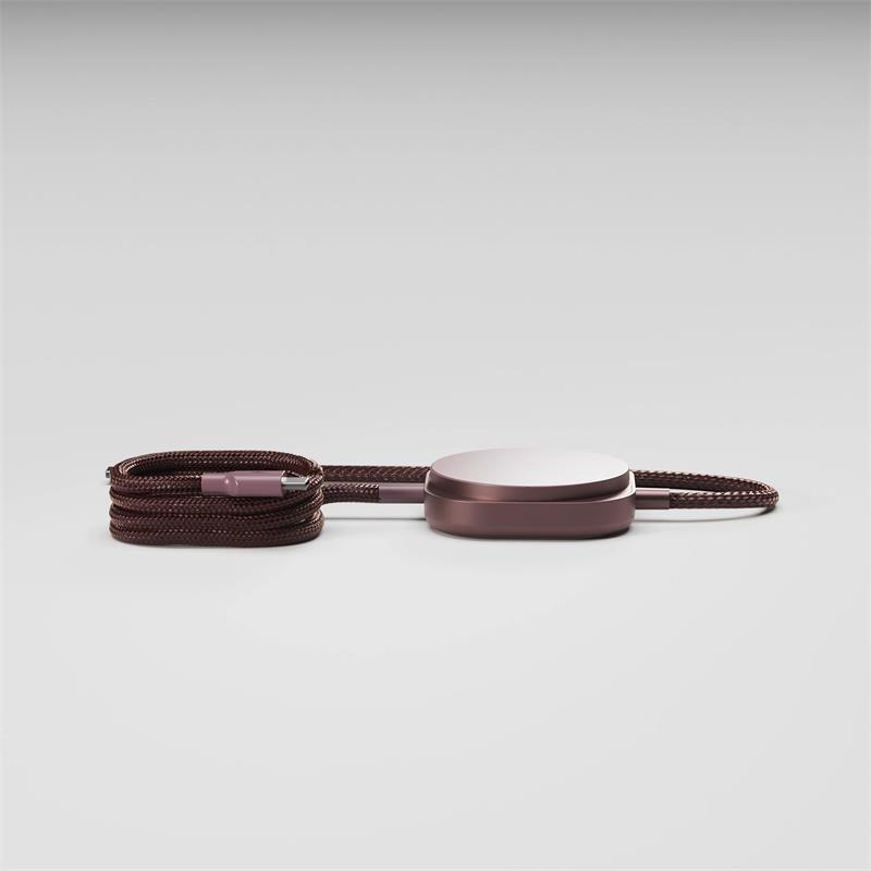 ZENS USB C - C Pro 2 cable 1,5 m 240W with Qi2 charger Dark Cherry 