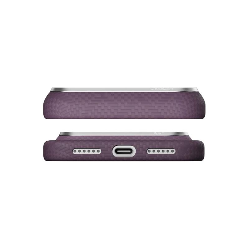 Pitaka kryt Edge Case PTK Weaving pre iPhone 18 Pro Max - Charoite Purple 