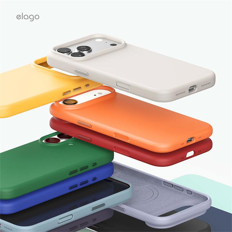 Elago kryt Silicone Case Magsafe pre iPhone 18 Pro/17 Pro - Light Blue 