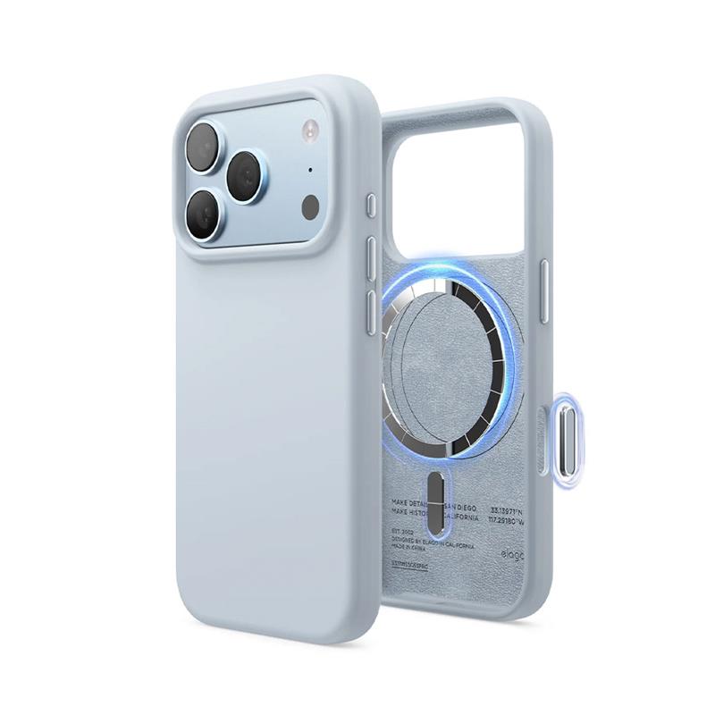 Elago kryt Silicone Case Magsafe pre iPhone 18 Pro/17 Pro - Light Blue 