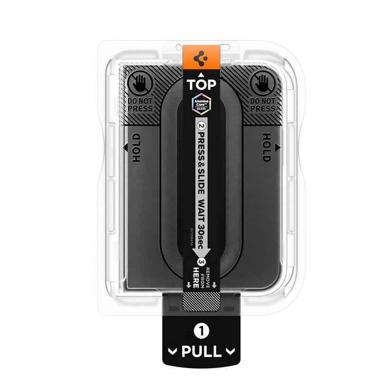 Spigen ochranné sklo GLAS.tR EZ Fit PRO HD pre iPhone Duo - Clear 