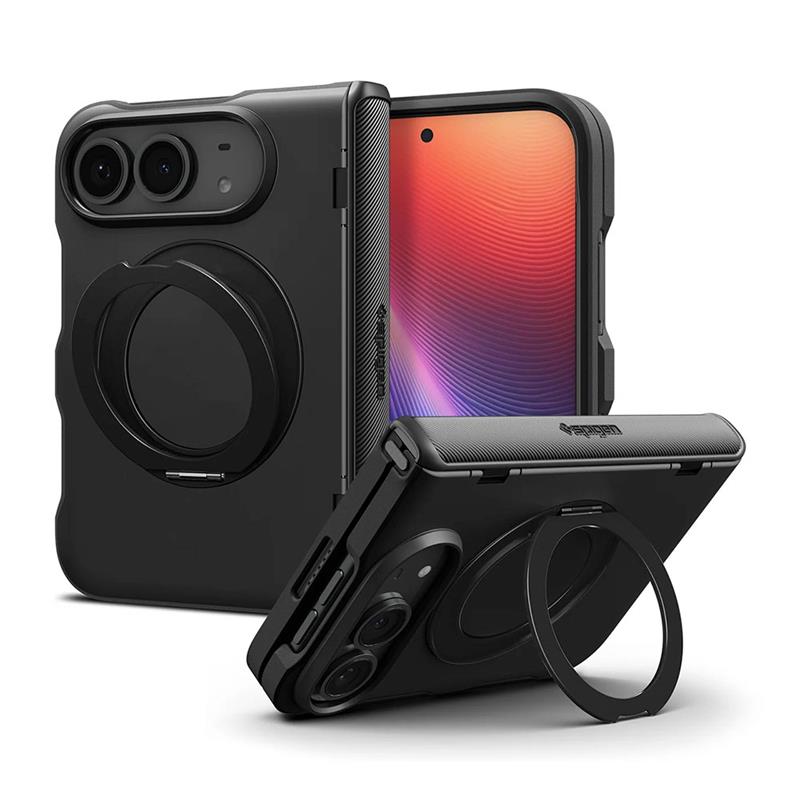 Spigen kryt Slim Armor Pro S MagSafe pre iPhone Duo - Black 