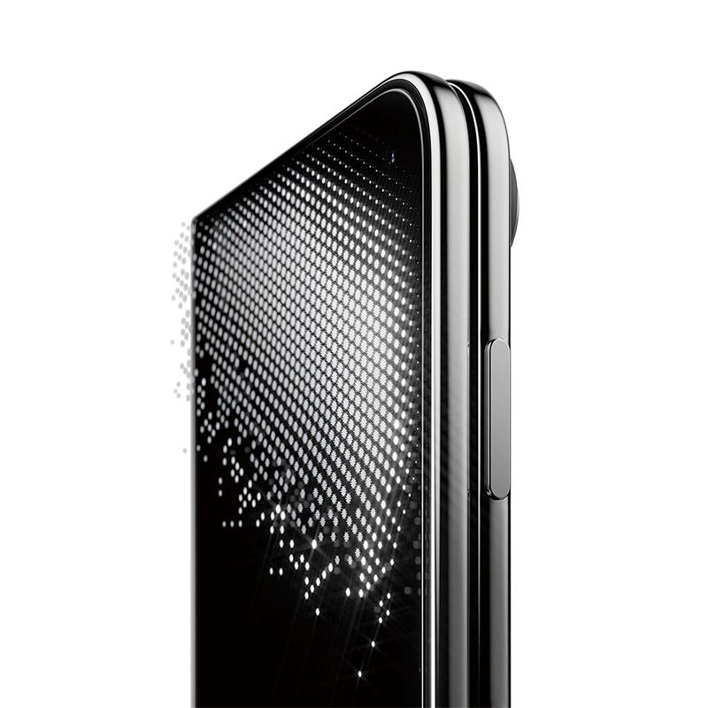PanzerGlass ochranné sklo Platinum Frame Fit pre iPhone Duo - Black Frame 
