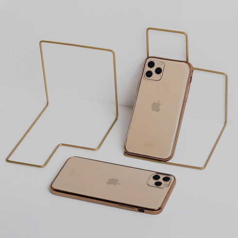 Moshi kryt Vitros pre iPhone 11 - Champagne Gold 