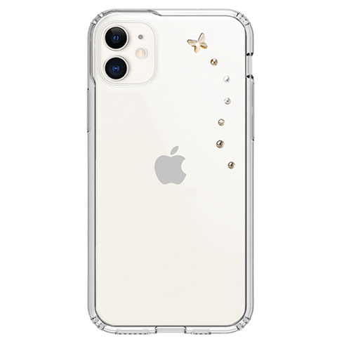 Swarovski kryt Papillon Clear pre iPhone 11 - Angel Tears 