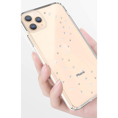 Swarovski kryt Papillon Clear pre iPhone 11 - Angel Tears 