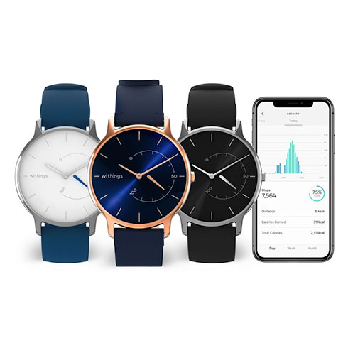 Withings Move Timeless Chic - White / Silver 