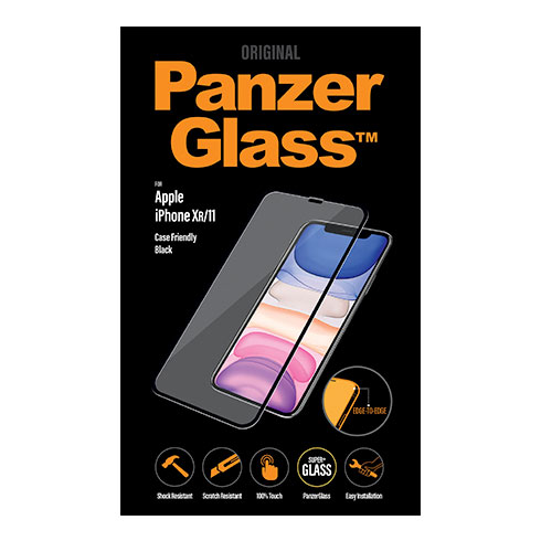 PanzerGlass ochranné sklo Friendly Case pre iPhone 11/XR - Black Frame