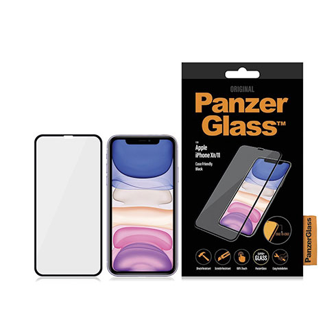 PanzerGlass ochranné sklo Friendly Case pre iPhone 11/XR - Black Frame 