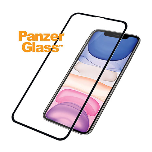 PanzerGlass ochranné sklo Friendly Case pre iPhone 11/XR - Black Frame 