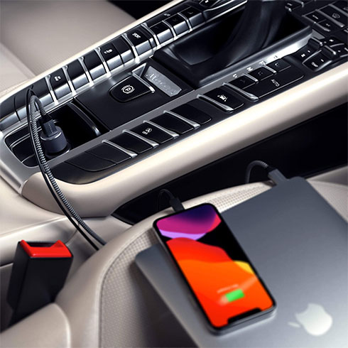 Satechi 72W Type-C PD Car Charger - Space Gray 