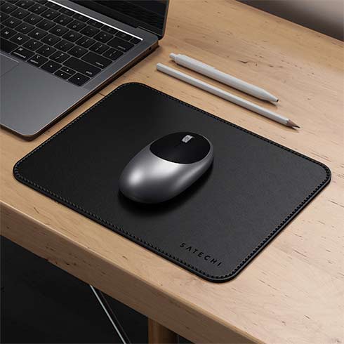 Satechi podložka pod myš Eco-Leather Mouse Pad - Black 