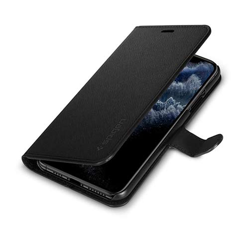 Spigen puzdro Wallet S pre iPhone 11 Pro Max - Black 
