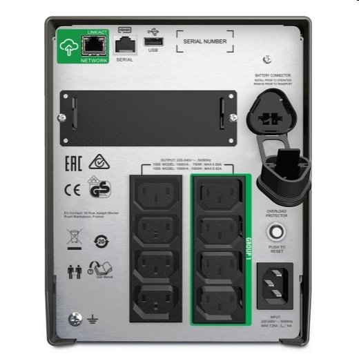 APC Smart-UPS 1000 VA LCD 230 V se SmartConnect 
