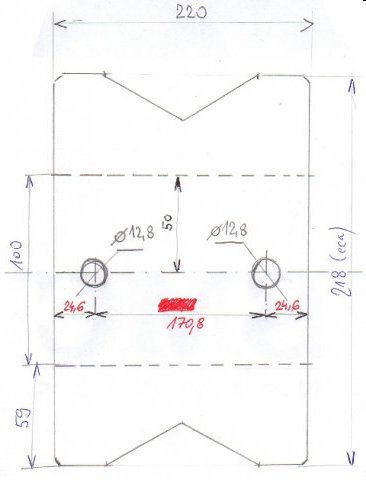 CSAT   Z16EX - žralok vzdialenosť otvorov 170,4mm 