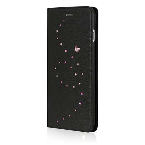 Swarovski puzdro Papillon Primo Flip Case pre iPhone 6 Plus/6s Plus - Pink Mix
