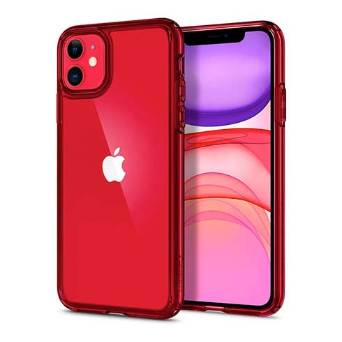Spigen kryt Ultra Hybrid pre iPhone 11 - Red Crystal