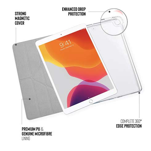 Pipetto puzdro Origami Metallic Case pre iPad 10.2 2019/2020/2021 - Gold 