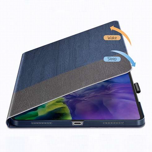 ESR puzdro Urban Premium Folio Pencil Case pre iPad Pro 11" 2020 - Gray 