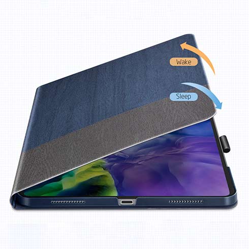 ESR puzdro Urban Premium Folio Pencil Case pre iPad Pro 12.9" 2020 - Gray 