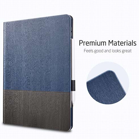 ESR puzdro Urban Premium Folio Pencil Case pre iPad Pro 11" 2020 - Blue/Gray 