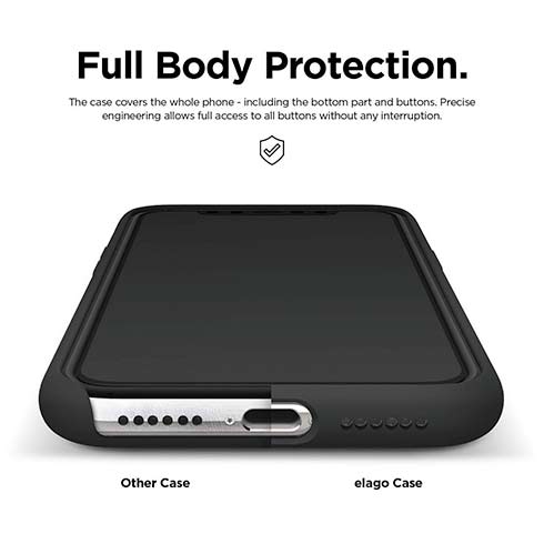 Elago kryt Silicone Case pre iPhone 11 - Black 