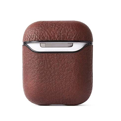 Decoded puzdro AirCase 2 pre Apple Airpods 1&2 - Brown