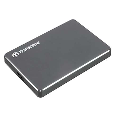 Transcend ext. HDD 2TB StoreJet 25C3N USB 3.1 - Iron Gray Aluminium 