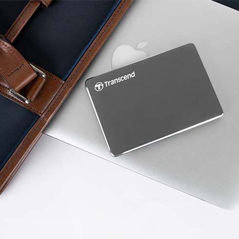 Transcend ext. HDD 2TB StoreJet 25C3N USB 3.1 - Iron Gray Aluminium 