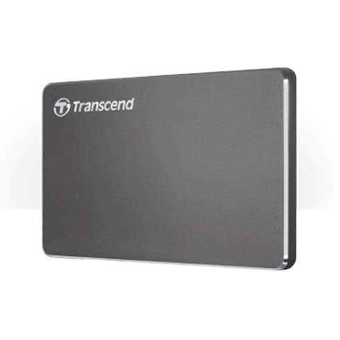Transcend ext. HDD 2TB StoreJet 25C3N USB 3.1 - Iron Gray Aluminium 