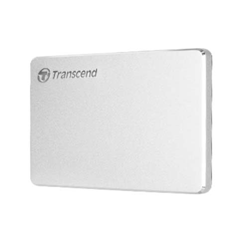 Transcend ext. HDD 2TB StoreJet 25C3N USB 3.1 - Silver Aluminium 