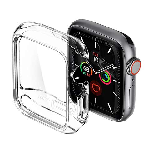 Spigen kryt Ultra Hybrid pre Apple Watch 4/5/6/SE/SE 2 40mm - Crystal Clear 