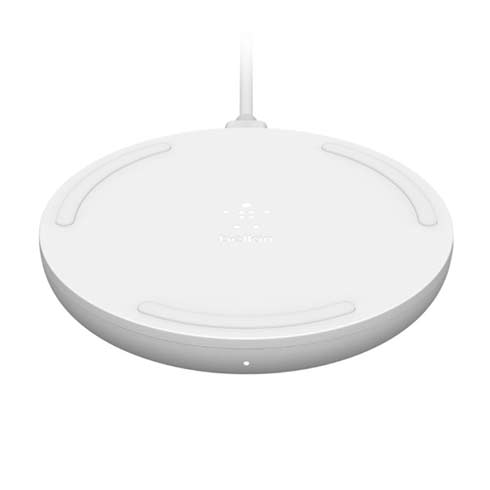 Belkin Boost Charge Wireless Charging Pad 10W + QC 3.0 charger - White 