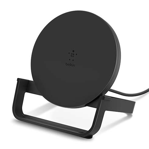 Belkin Boost Charge Wireless Charging Stand 10W + QC 3.0 charger - Black 