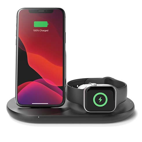 Belkin Boost Charge 3-in-1 Wireless Charger - Black 